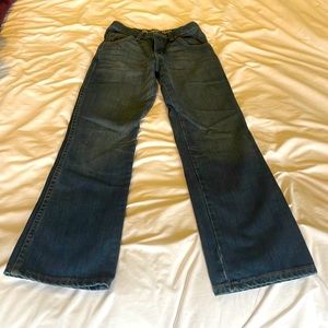 Wrangler retro relaxed boot cut jeans. Kids size 12 slim. Worn once.